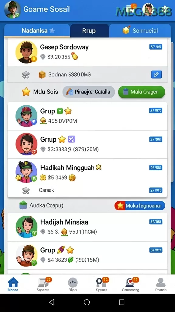 Cuplikan layar TOKYO88 — aktivitas