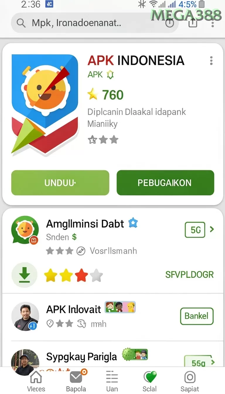 Cuplikan layar TOKYO88 — menu navigasi